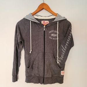 Wrestlemania New Orleans Offical Zip Up Hoodie